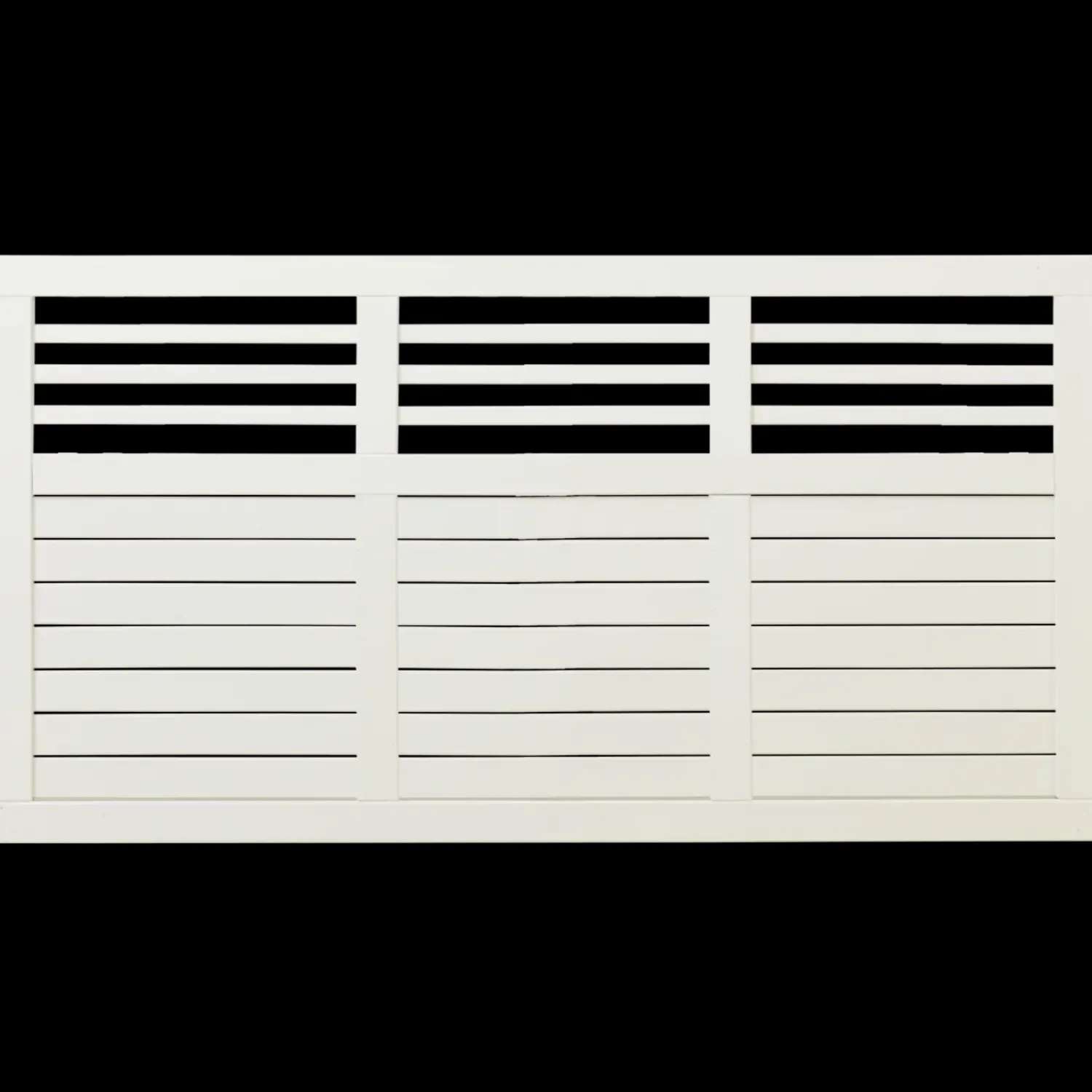 Plus Lamelhegn^Decora hegn 180x95 cm hvid