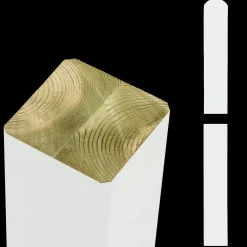 Plus Lamelhegn^Decora hegn 180x95 cm hvid