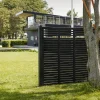 Plus Lamelhegn^Decora skråelement 90x180/95 cm sort