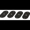 Plus Tilbehør Til Hegn^elementbeslag 3x7 cm 4 stk sort