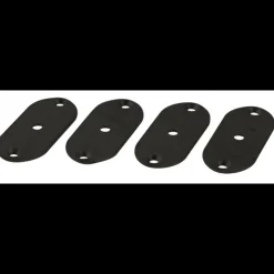 Plus Tilbehør Til Hegn^elementbeslag 3x7 cm 4 stk sort