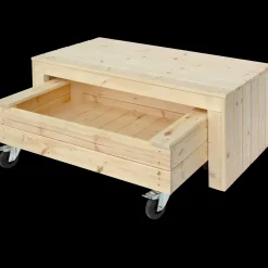 Børn Plus Legehuse Og Sandkasser^Fun sandkasse m/hjul og bænk 120 cm