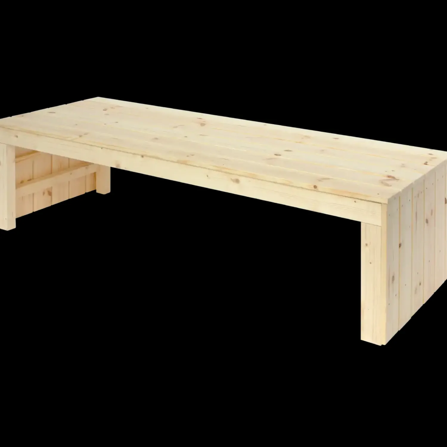 New Plus Fun sandkasse m/hjul og bænk 180 cm