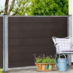 Plus Komposithegn^Futura komposithegn 180x91 cm skifergrå