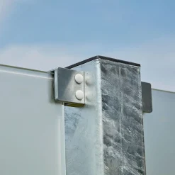 Sale Plus Futura komposithegn m/frosted glas 90x180 cm skifergrå