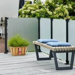 Outlet Plus Glasbeslag  til firkantede stolper