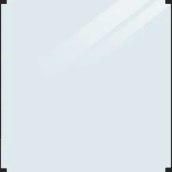 Plus Stål- Og Glashegn^glashegn t/rund stolpe 90x91 cm klart