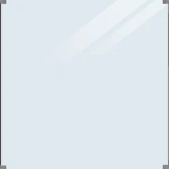 Discount Plus glashegn t/rund stolpe 90x91 cm lamineret/klart