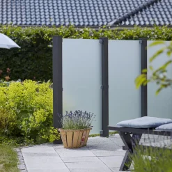 Plus Stål- Og Glashegn^glashegn 90x91 cm frosted