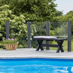 Clearance Plus glashegn 90x91 cm klart