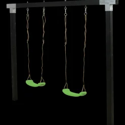 Børn Plus Gyngestativer^gyngestativ Cubic med 2 gynger, sort