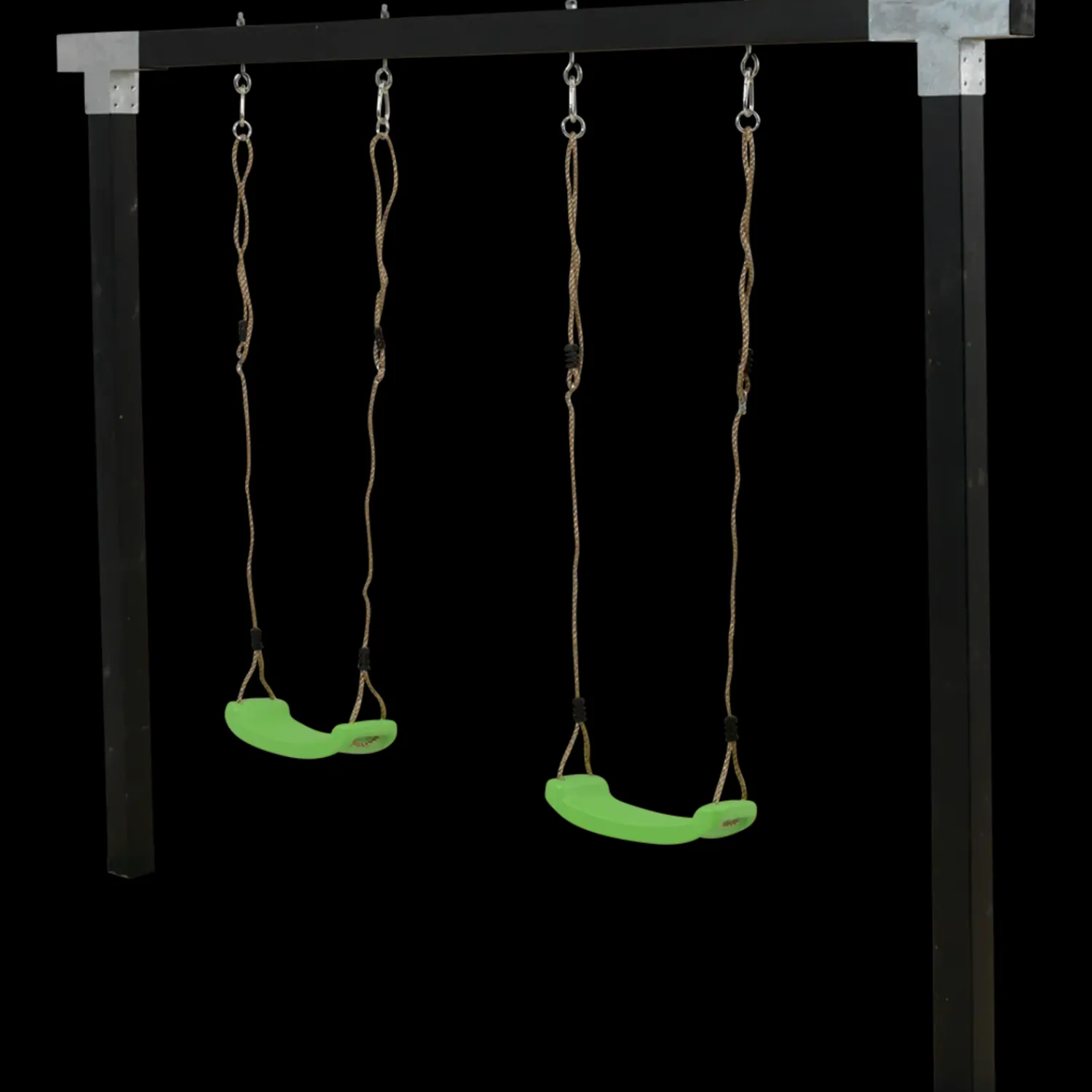 Børn Plus Gyngestativer^gyngestativ Cubic med 2 gynger, sort
