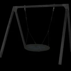 Børn Plus Gyngestativer^Gyngestativ Luksus inkl. rund redegynge Sort