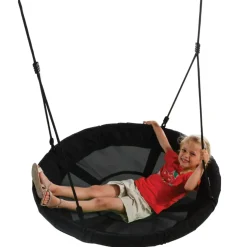 Børn Plus Gyngestativer^Gyngestativ Luksus inkl. rund redegynge Sort