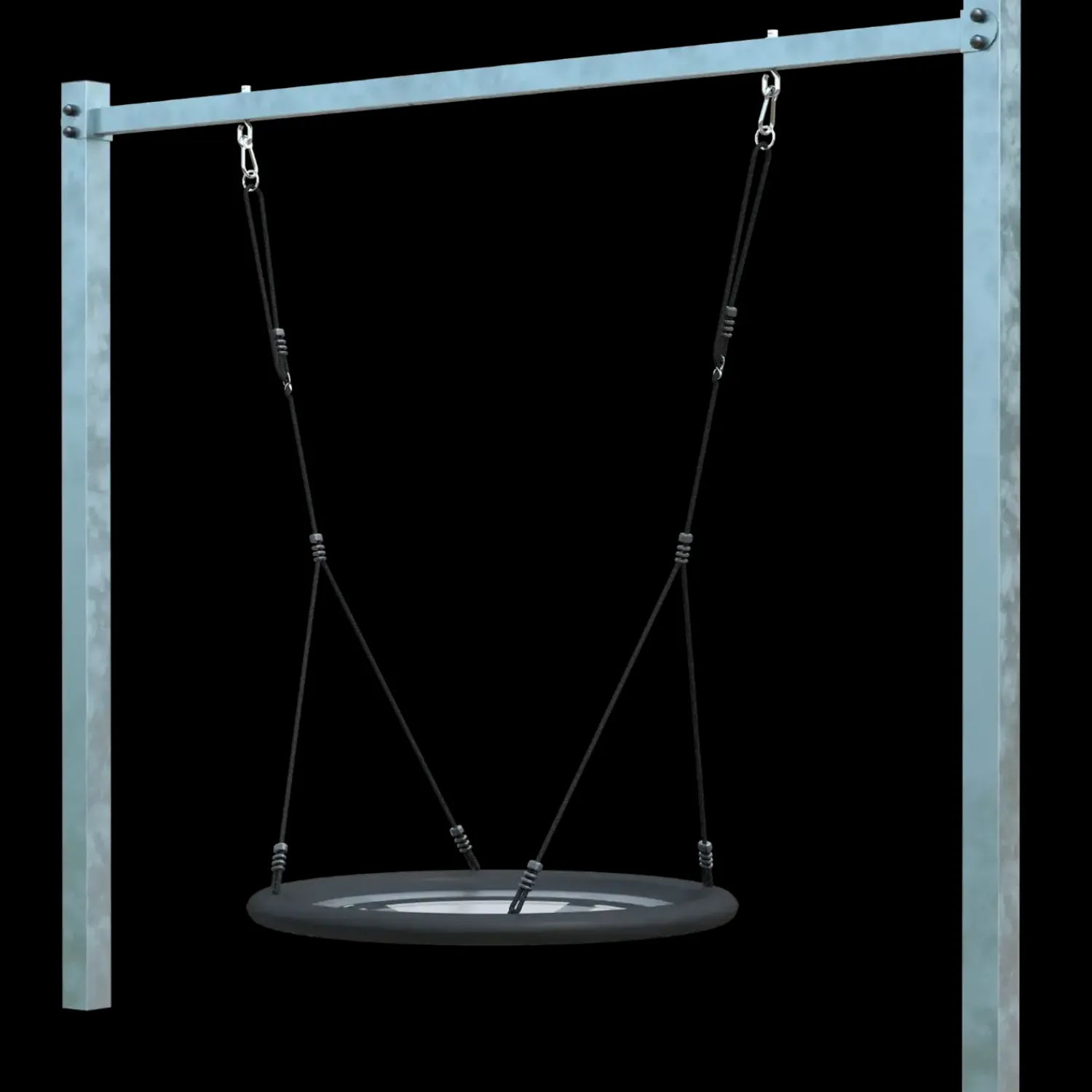 Børn Plus Gyngestativer^Gyngestativ m/rund redegynge varmgalvaniseret stål