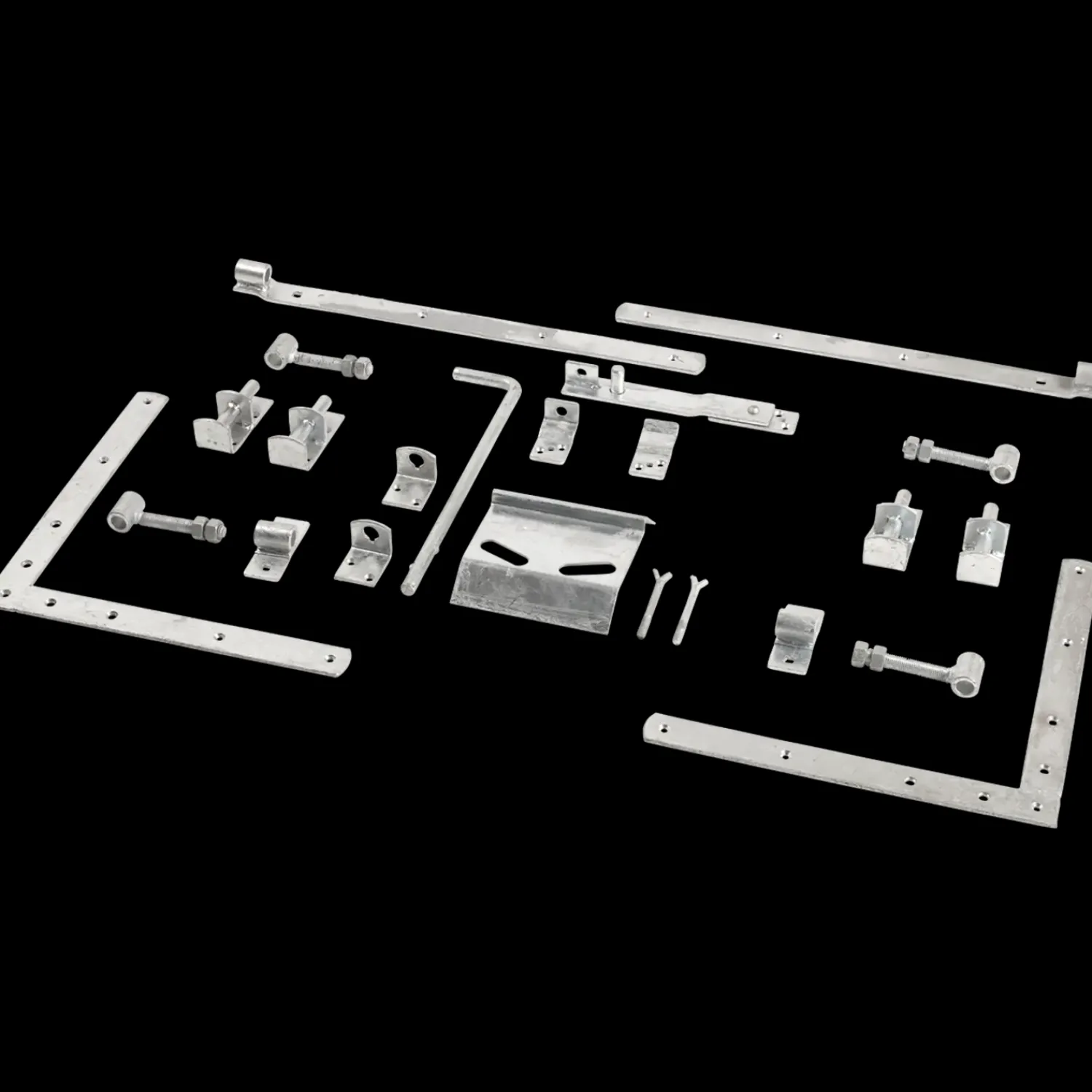 Outlet Plus Harmoni Dobbeltlåge inkl. beslag 200x107 cm sort