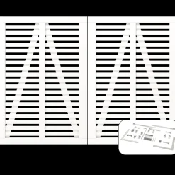 Plus Havelåger^Harmoni Dobbeltlåge inkl. beslag  200x140 cm hvid