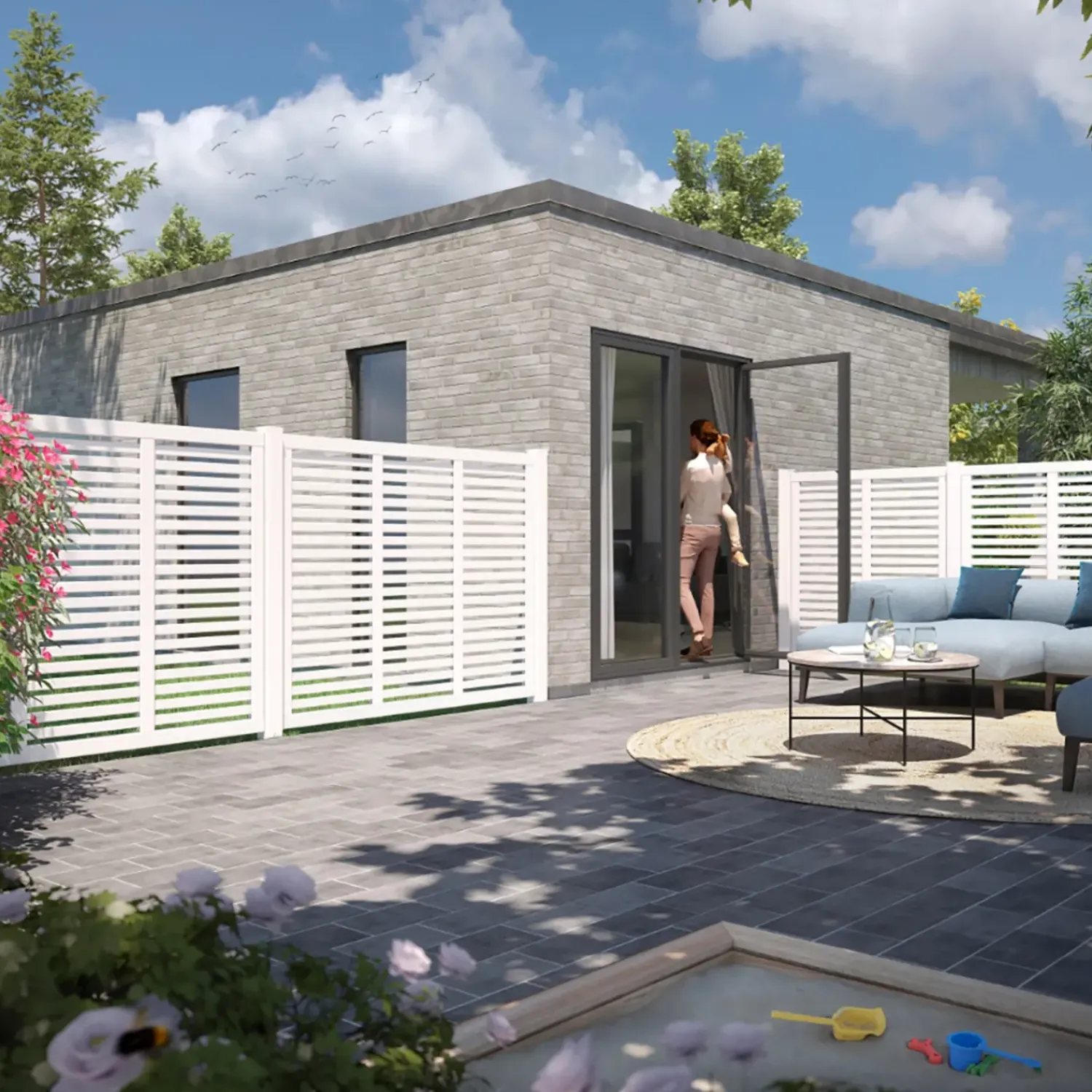 Sale Plus Harmoni Hegn 180x140 cm hvid