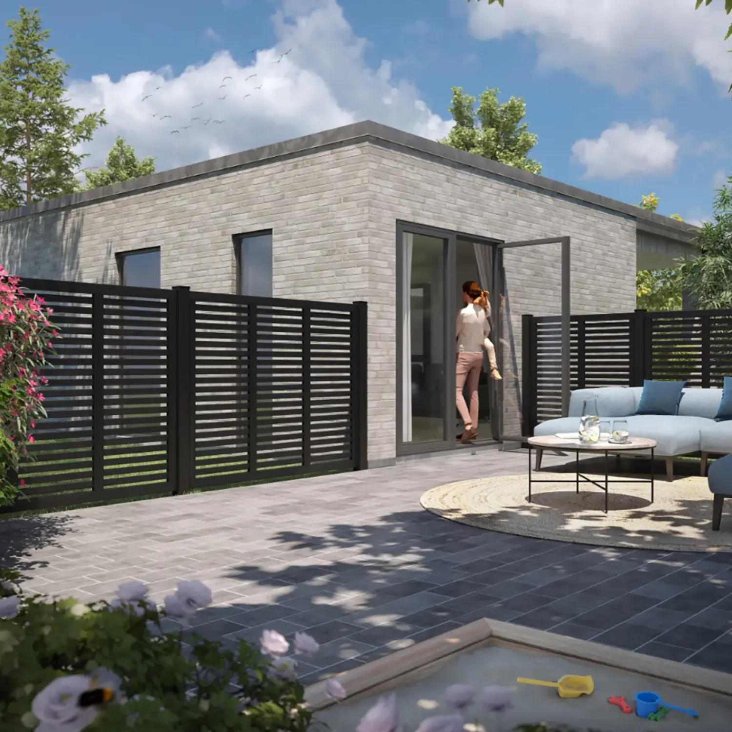 Sale Plus Harmoni Hegn 120x140 cm sort