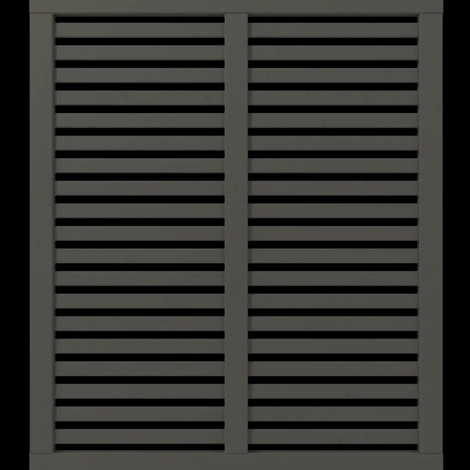 Plus Træhegn^Harmoni Hegn 120x140 cm umbragrå