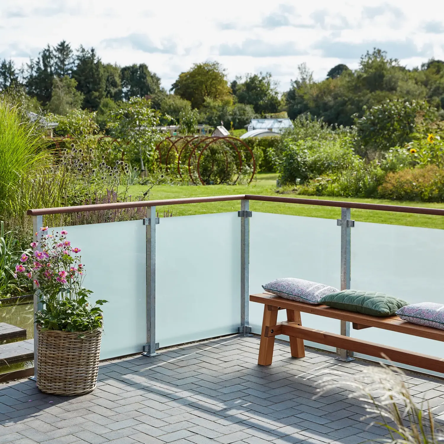 Plus Tilbehør Til Hegn^håndliste t/gelænder smig højre 6x197cm olieret