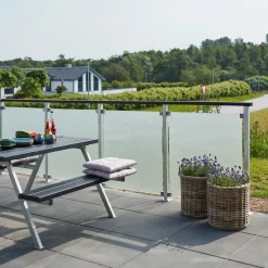 Plus Tilbehør Til Hegn^håndliste t/gelænder smig venstre 6x197cm sort