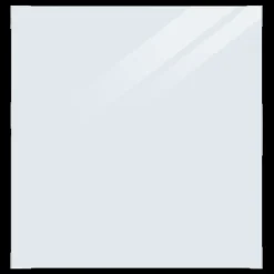 New Plus hærdet glaselement 86x91 cm klar og lamineret