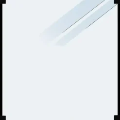 Discount Plus Hærdet glashegn frosted 90×91 cm