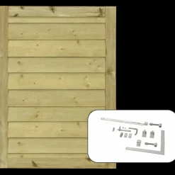 Best Plus Klink enkeltlåge inkl. beslag 100×125 cm