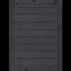 Outlet Plus Klink enkeltlåge 100x125 cm sort