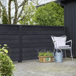 Outlet Plus Klink enkeltlåge 100x125 cm sort