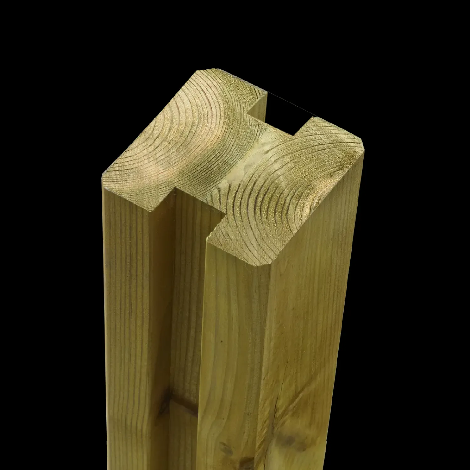 Outlet Plus Klink profilhegn m/glas 174x125 cm trykimprægneret