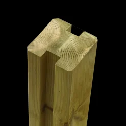 Plus Stål- Og Glashegn^Klink profilhegn m/glas 174x125 cm trykimprægneret