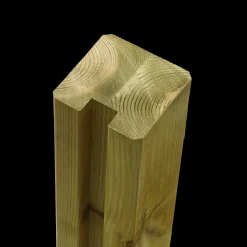 Plus Stål- Og Glashegn^Klink profilhegn m/glas 174x125 cm trykimprægneret