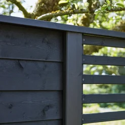 Online Plus Klink profilhegn 174x91 cm sort