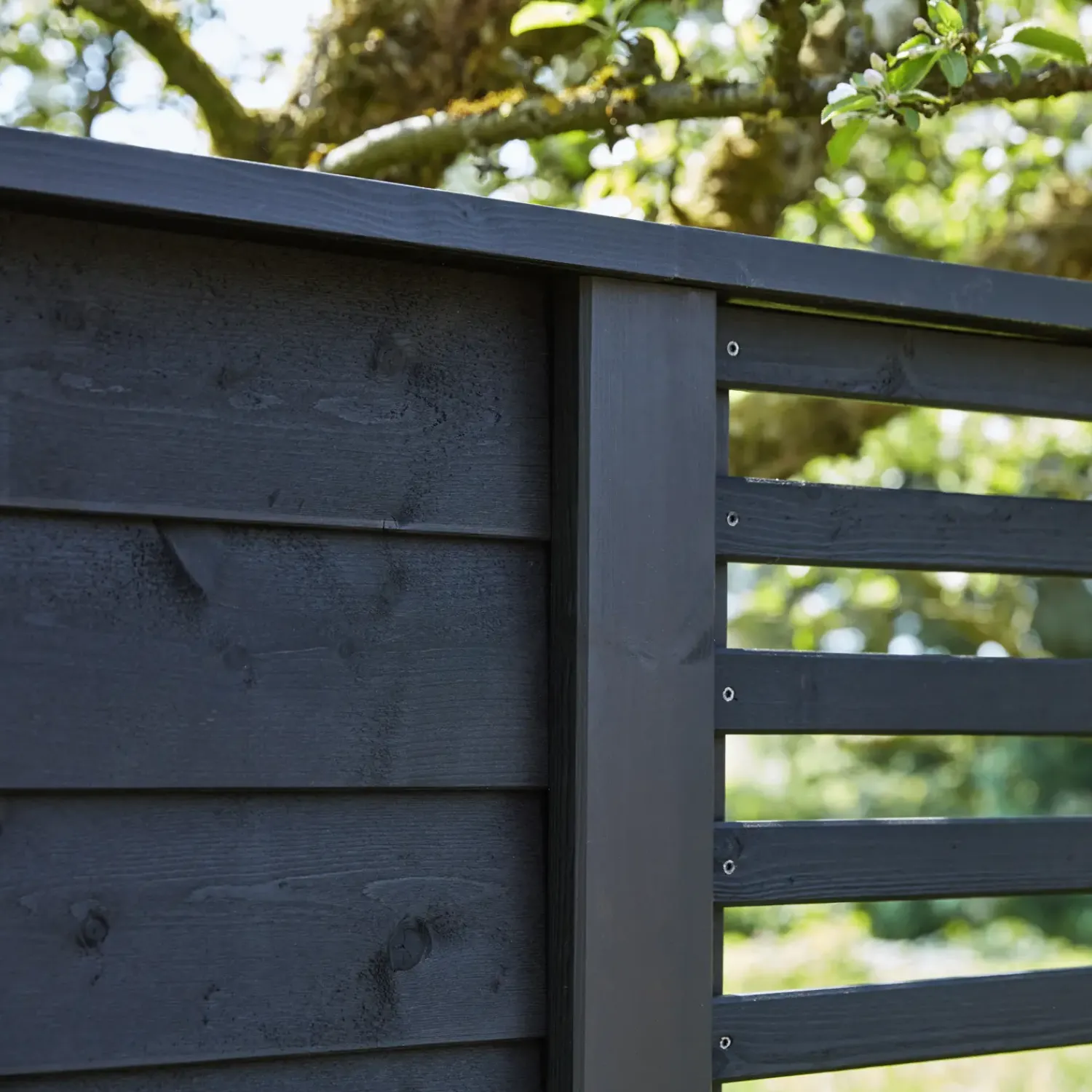 Online Plus Klink profilhegn 174x91 cm sort