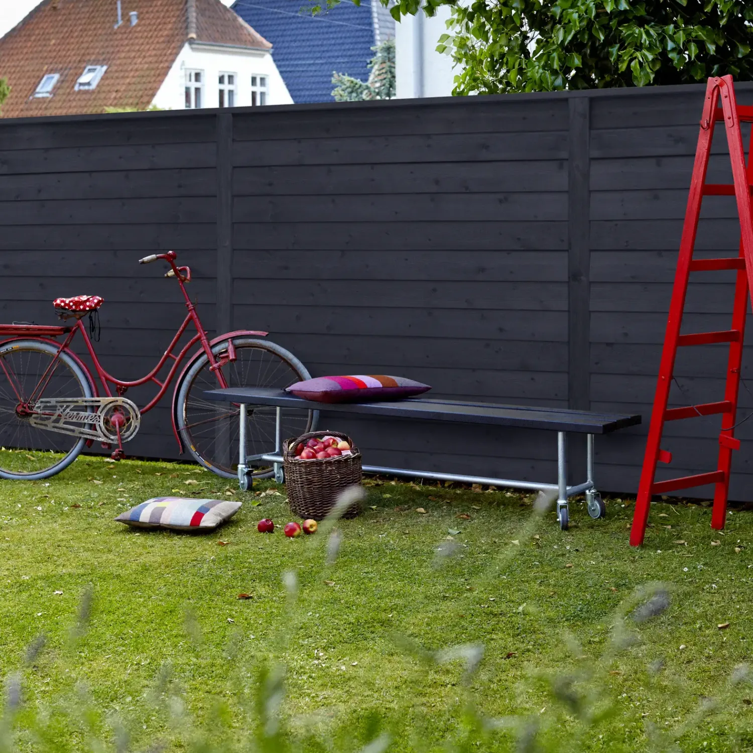 Online Plus Klink profilhegn 174x91 cm sort