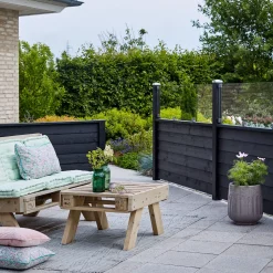 Plus Klink/Plank mellemtop/afslutning 174 cm sort