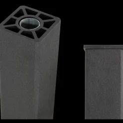 Plus Stolper Og Hegnspæle^kompositstolpe 90x90 mm længde 98 cm skifergrå