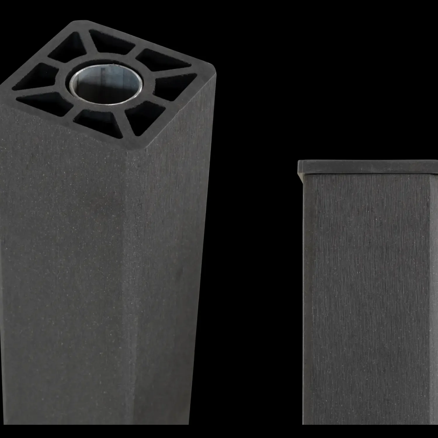 Plus Stolper Og Hegnspæle^kompositstolpe 90x90 mm længde 98 cm skifergrå