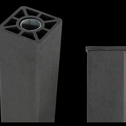 Plus Stolper Og Hegnspæle^kompositstolpe 90x90 mm længde 98 cm skifergrå