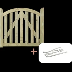 Plus Havelåger^Ligno enkeltlåge inkl. beslag venstrehængt 100x88/85 cm trykimprægneret