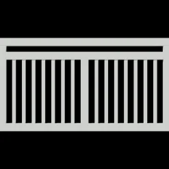 Best Plus Linea hegn 150x80 cm hvid