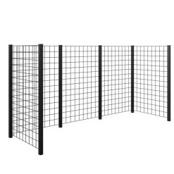 Clearance Plus Lund renovationsskjul 85x124x165 cm sort