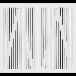 Plus Havelåger^Nagano dobbeltlåge 200x80 cm hvid