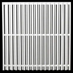 Plus Lamelhegn^Nagano hegn 180x140 cm hvid