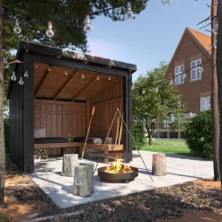 Hytter^Plus Nordic bålhytte 5 m2 - Type 1A