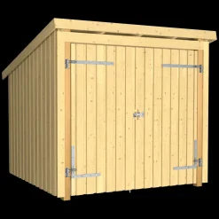 Outlet Plus Nordic cykelskur 5 m² modul1 med dobbeltdør