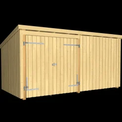 Outlet Plus Nordic Multi havehus 9,5 m² 2 moduler med dobbeltdør lukket front
