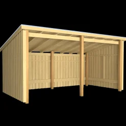 Clearance Plus Nordic Multi havehus 9,5 m² 2 moduler med åben front